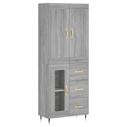 Helloshop26 - Buffet bahut commode armoire meuble de rangement organisateur cuisine salle de séjour salon haut sonoma 69,5 x 34 x 02_0035571 - 300021_0