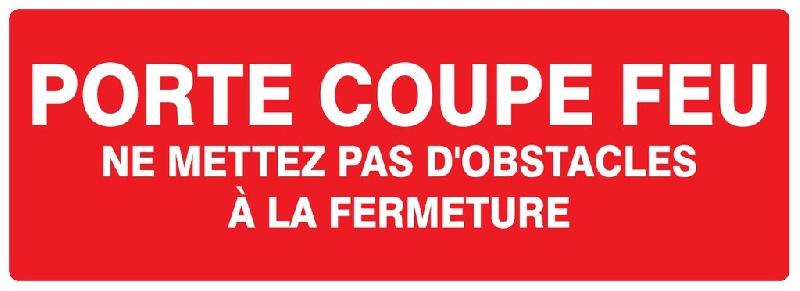 Panneaux rigides 330x200 mm prévention incendie - PNGPSC-TL10/PCFP_0