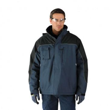 Parka imperméable noir/marine CAPRI TXXXL - OPSIAL, polyester ripstop, coutures étanches, capuche amovible_0