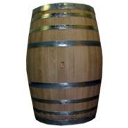 Tonneaux en bois - chêne français 500 litres - Gille T - 500L avec cerclage et options personnalisables_0