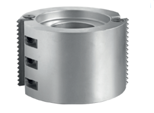 PORTE-OUTIL BOUVETAGE DENT DE SCIE À PLAQUETTES- DIAMÈTRE 125MM, HAUTEUR 80MM, ALÉSAGE 30MM