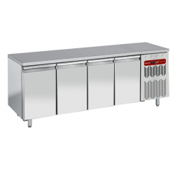 Table de travail réfrigérée ventilée - 4 portes GN 1/1 - 550 L - TG4N/H-R2 - Température -2° à +8°_0