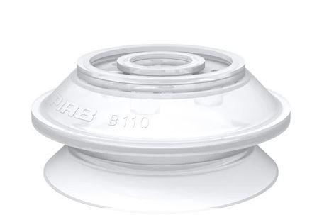 Ventouse pneumatique ronde B110 en silicone - Conforme FDA et EU - Pour objets légers et surfaces variées_0