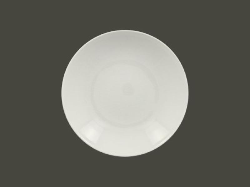 ASSIETTE COUPE CREUSE ROND BLANC PORCELAINE Ø 26 CM VINTAGE RAK