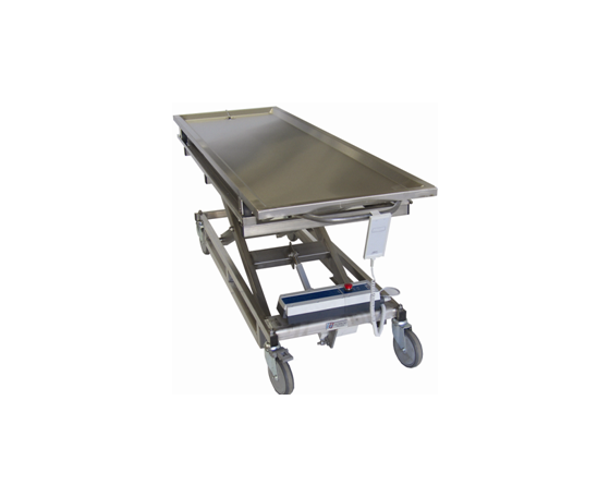2100 - Chariot de transport élévateur électrique inox 304 avec hauteur variable et accessoires Isofroid_0