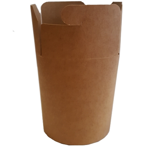 50 POTS À PÂTES CARTON KRAFT 480 ML
