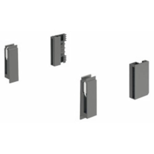 ADAPTATEURS TOPSIDE POUR TIROIR INNOTECH ATIRA-HAUTEUR 144MM-ANTHRACITE HETTICH