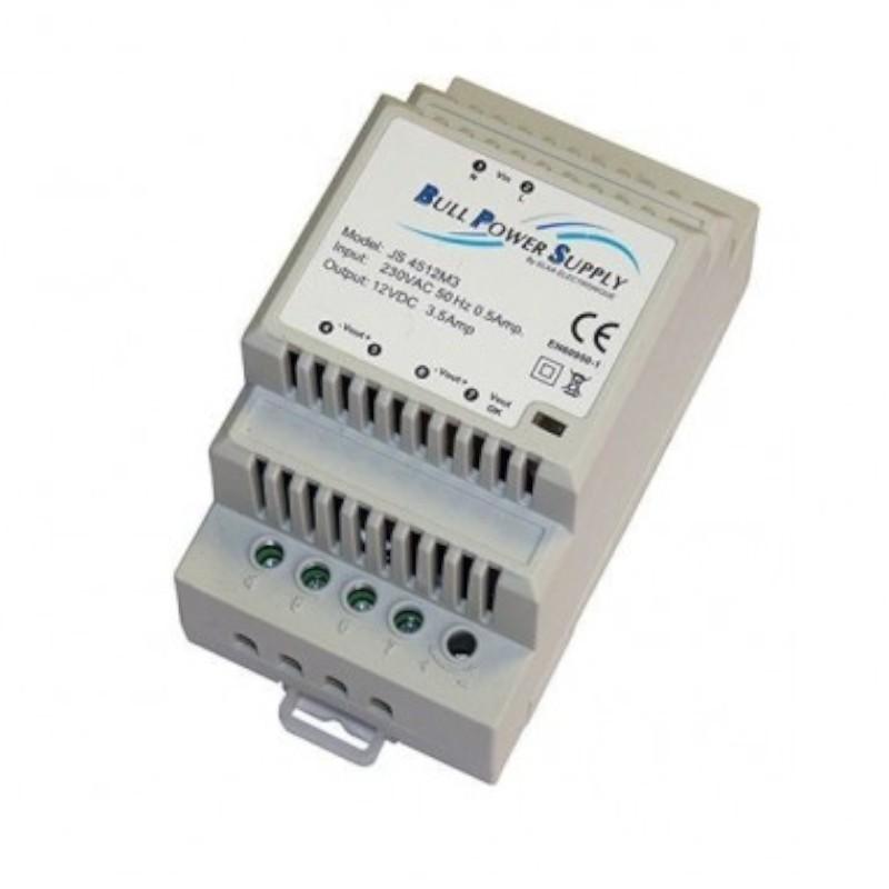Alimentation modulaire 12V / 45W - 3,75A - JS4512M3 - format compact 3 modules_0