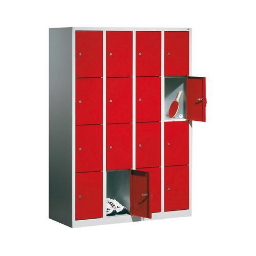 ARMOIRE / VESTIAIRE 4 CASIERS SUPERPOSÉS SANS PIED CP