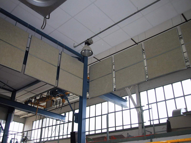 Baffle absorbants suspendus perfores_0