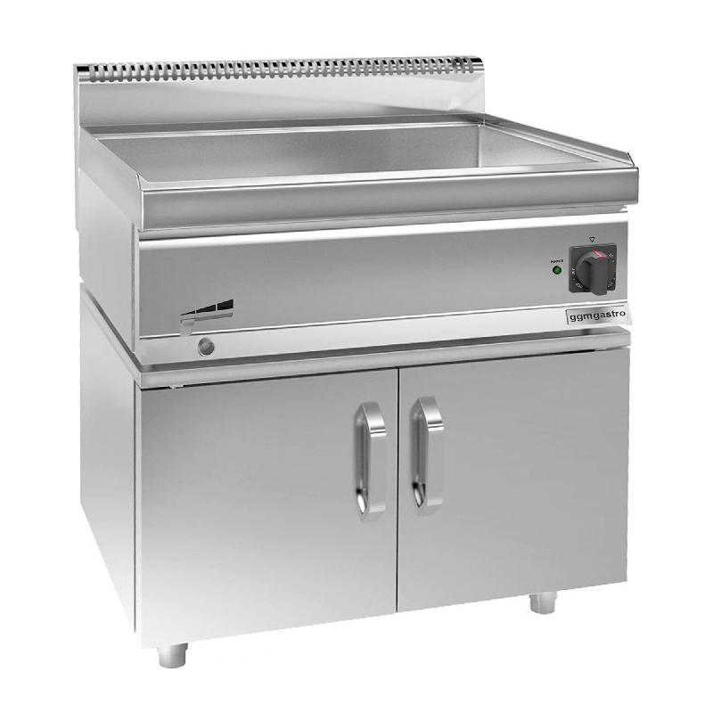 Bain-marie électrique sur meuble - 2x GN 1/1 - Meuble 2 portes Inox | GGM - Mario 700_0