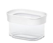 BOÎTE À PROVISIONS OPTIMA, 1,0 LITRE, TRANSPARENT/BLANC - LOT DE 2