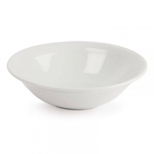 BOLS À CÉRÉALES EN PORCELAINE BLANCHE LINEAR OLYMPIA Ø 150 MM - LOT DE 12