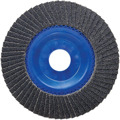 BOSCH 10 PLATEAU À LAMELLES X551 POUR MÉTAUX DIAMÈTRE 115 MM, GRAIN 120, DROIT