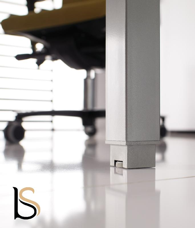 Bureau 6 personnes Tempo - Mobel linea - Blanc 9010, Anthracite, 480_1