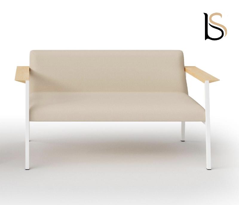 Canapé d'accueil ADO - Offisit - Blanc, Jaune_0