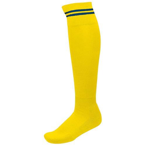 CHAUSSETTE NOW ONE JAUNE/MARINE