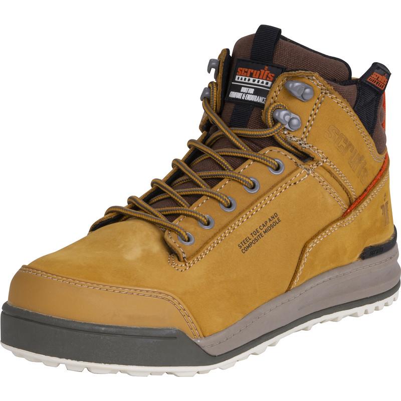 CHAUSSURES DE SÉCURITÉ SCRUFFS SWITCHBACK NUBUCK S3 BEIGE 45 (PAIRE)