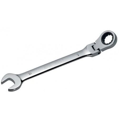 CLÉ MIXTE À CLIQUET ARTICULÉE SURFACE DRIVE SAM - FINITION POLIE BRILLANTE - 14 MM SAM OUTILLAGE