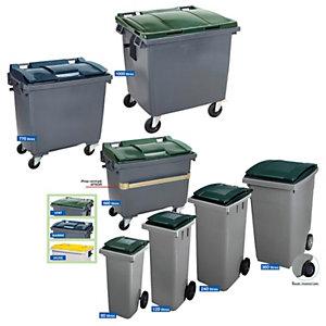 CONTENEUR À DÉCHETS 2 ROUES SULO 120 L ROUGE