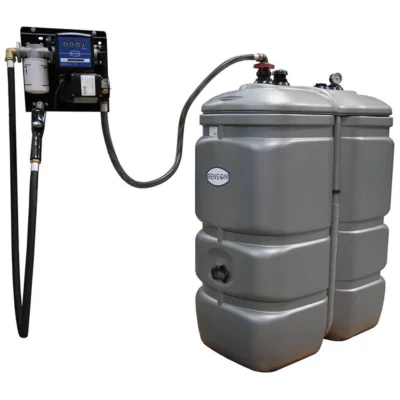 Cuve de stockage fuel 1000L RENSON - double parois, 230V, débit 50 L/min, PEHD, jauge graduée_0