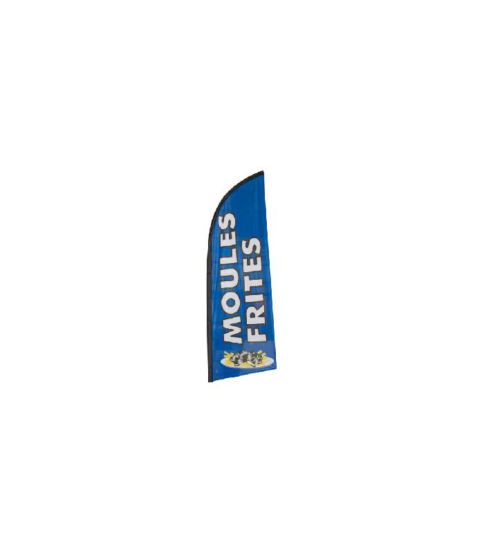 Drapeau publicitaire - Dimensions 225 x 85 cm - Référence : IF009_0