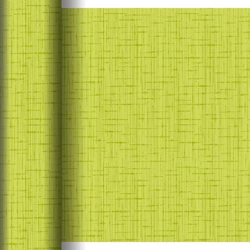 DUNI - Chemin de table airlaid Bio-Dunicel 0.15x20m Linnea Kiwi - 6x1 = 6 pièces - vert Matériau naturel 223702_0