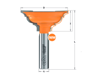 FRAISE CARBURE POUR CORNICHES, QUEUE DE 12MM - CMT 967.701.11
