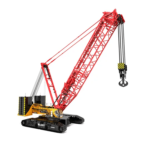 Grue sur chenille à flèche treillis et flèche télescopique SCE6000A - Hellopro_0