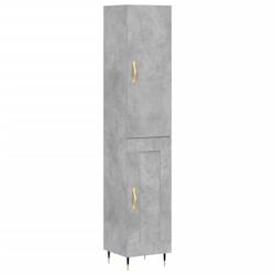 Helloshop26 - Buffet bahut commode armoire meuble de rangement organisateur cuisine salle de séjour salon haut 34,5 x 34 x 180 cm 02_0034273 - 300021_0