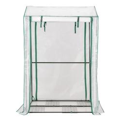 Helloshop26 - Serre de jardin pour balcon intérieur et extérieur 100 cm x 81 cm x 150 cm  serre portable avec structure en acier 20_0005941 - 300020_0