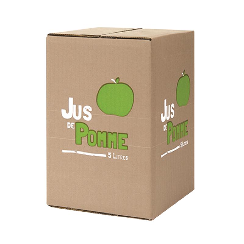 Carton décor générique jus de pommes kraft 5L - Réf : CAR315CA059_0