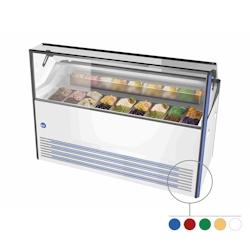 Iarp Vitrine de présentation de crème glacée DELIGHT 9 LITE, 1663 x 737 x 1228 mm, statique, blanc - blanc 8027803802022_0