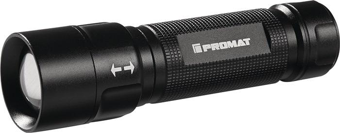 Lampe de poche professionnelle à LED 250 lm - 3 piles Micro AAA - portée 110m - PROMAT_0
