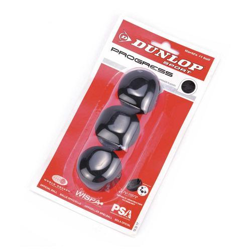 LOT 3 BALLES DE SQUASH - DUNLOP - PROGRESS