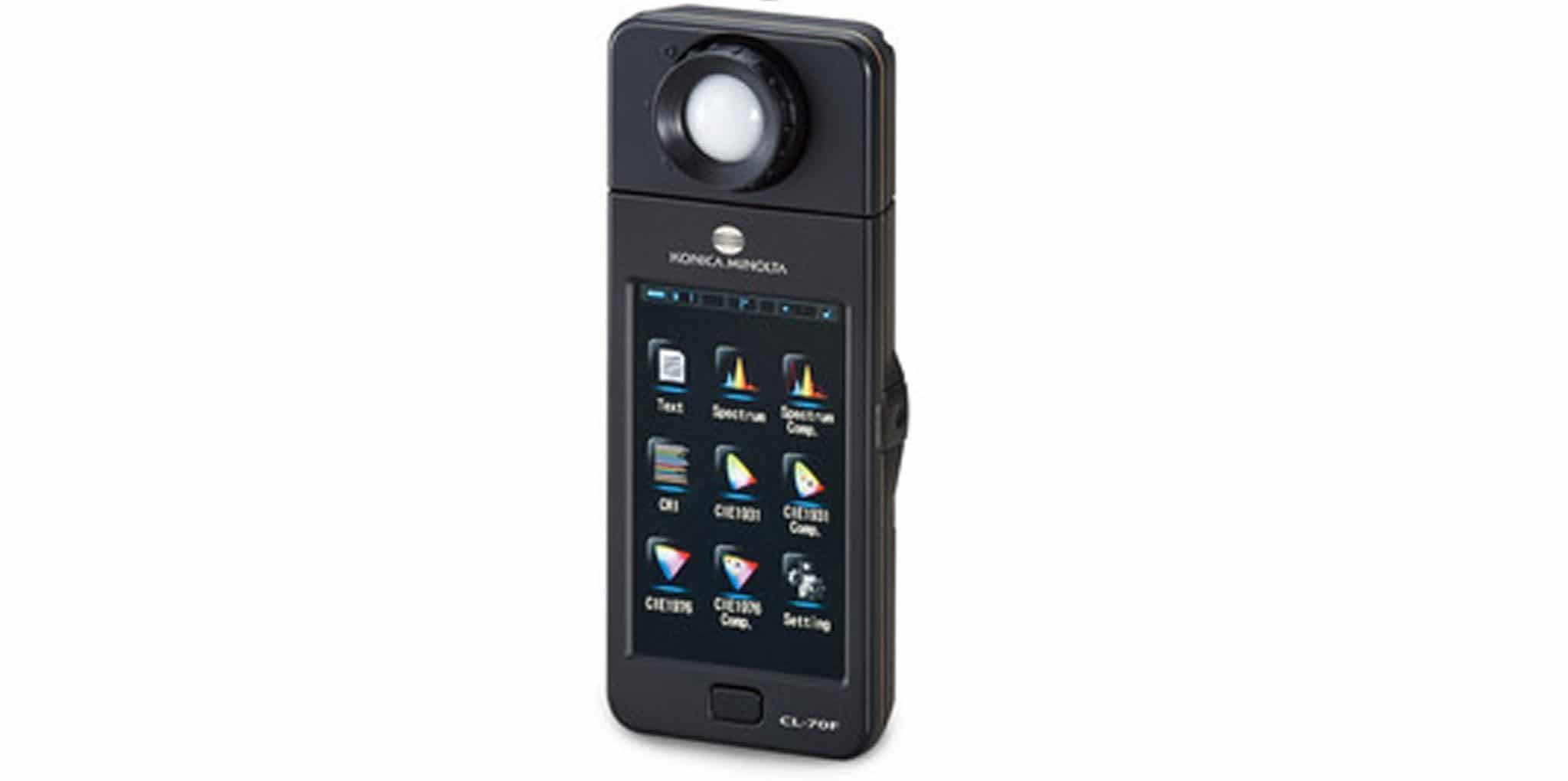 Luxmètre - spectroradiomètre CL-70F - portable, léger et mesure LED/EL_0