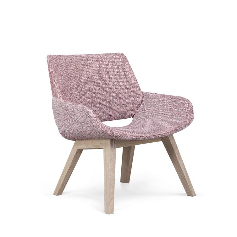Monk fauteuil bois - contreplaqué, mousse à froid, piètement bois massif, revêtement textile_0