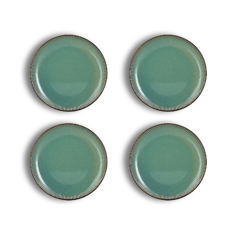 OGO Living 4 assiettes plates LUNEA bleu 27CM - bleu 7932440_0
