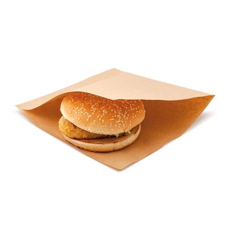 OPEN PACK SACHET OUVERT 2 CÔTÉS + 10 18X18.2 CM KRAFT NATUREL (VENDU PAR 100)