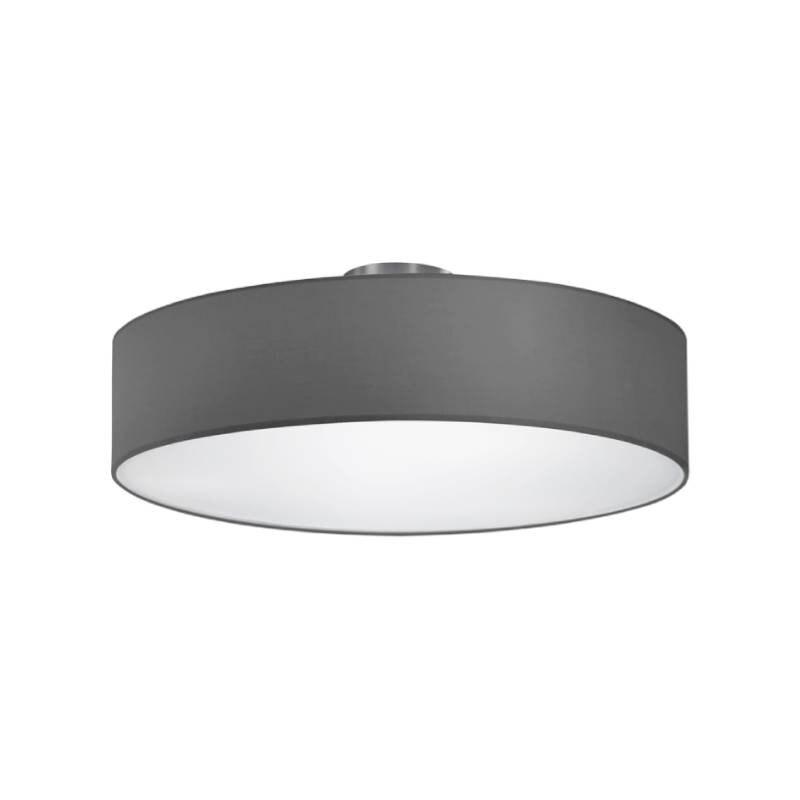 Plafonnier 5x E27, max. 60W, abat-jour gris - Trio - Hotel - gris 4017807505634_0