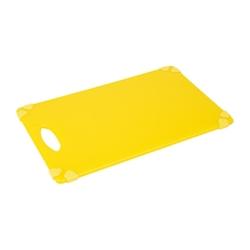 Planche à découper antidérapante professionnelle Hygiplas jaune 458x306mm - EQHW007_0