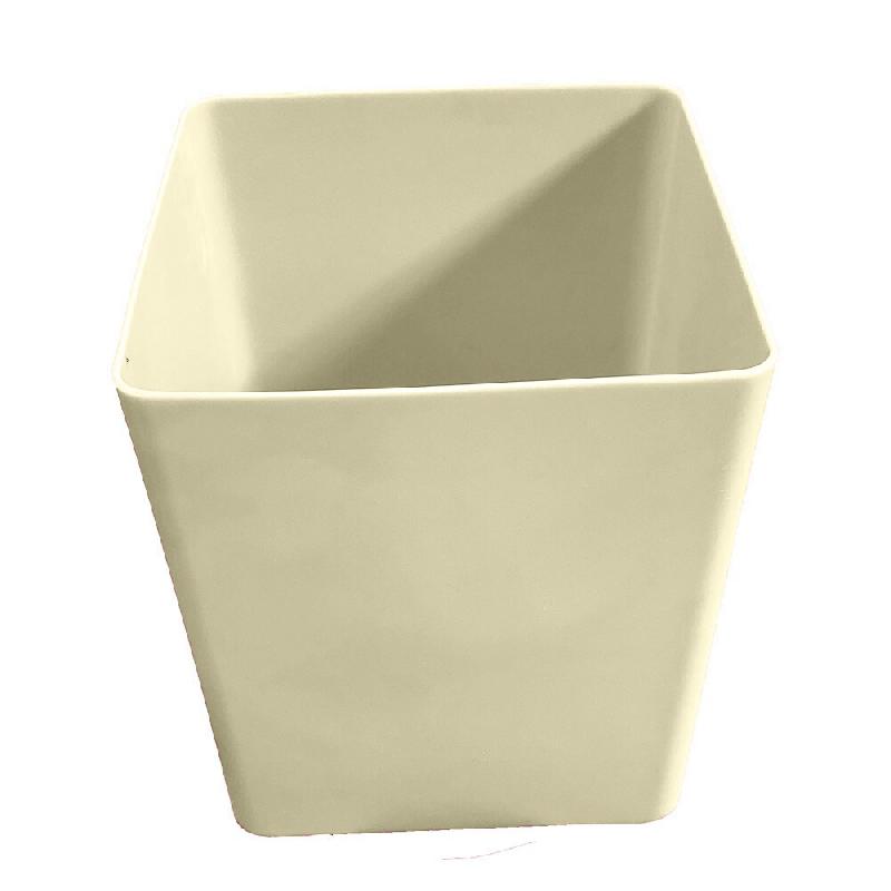 PLAST'UP ROTOMOULAGE Pot de fleurs cubio h 50cm - SABLE - beige 0637962081930_0