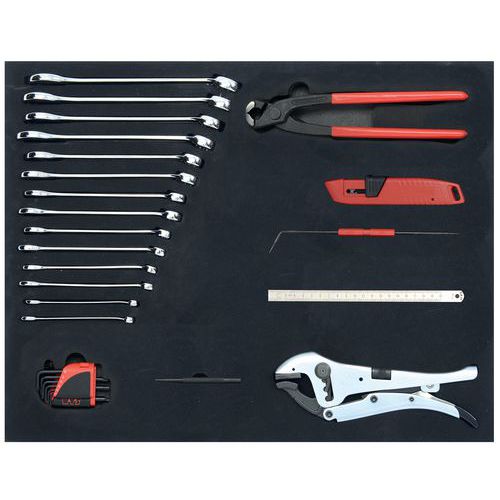 PLATEAU 4 COMPOSITION DE 200 OUTILS - SAM