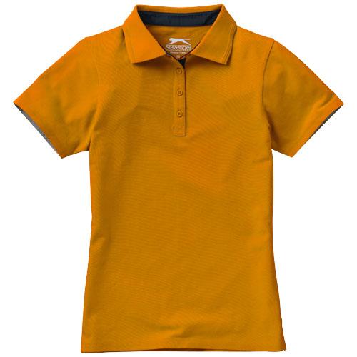 Polo femme Hacker 33097333 - col côte en tricot plat - maille piquée 100% coton 220 g/m²_0