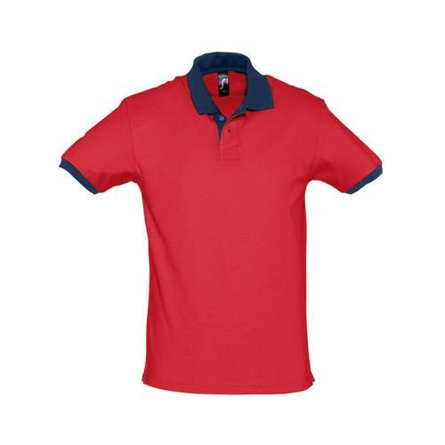 POLO PERSONNALISABLE PRINCE EXPERT COTON ROUGE
