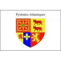 PYRÉNÉES ATLANTIQUES : DIMENSIONS - 50 X 75 CM