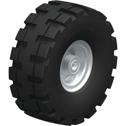 ROUE FORTES CHARGES AVEC BANDAGE CAOUTCHOUC VLE 310_20-75K - BLICKLE