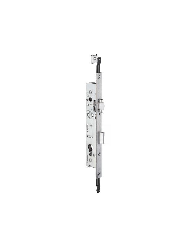 SERRURE 3 POINTS PÊNE DORMANT À ROULEAU COFFRE DE 39MM POUR TRINGLE PLATE - STREMLER - 2274.39.TI24