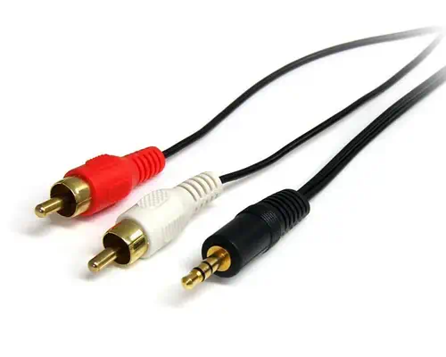 StarTech Cble audio stéréo de 1 m - Mle 3,5 mm vers mle 2_0