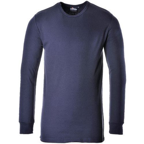T-SHIRT THERMIQUE À MANCHES LONGUES B123 BLEU FONCÉ S - PORTWEST